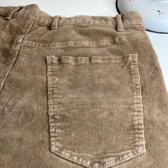 FIVE FOUR Los Angeles 34 High Waisted Gold Western Unisex Corduroy Cargo Jeans - Picture 11 of 13